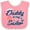 Pink and White, variant on Inktastic My Daddy is My Sailor Boys or Girls Baby Bib