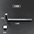 thumbnail image 1 of Lefu L Shape Square Head Wrench Square Key 4 Point Wrench Screwdriver Set 3-10mm, 1 of 8