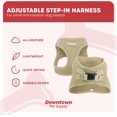 thumbnail image 3 of GFDYREE Step in Dog Harness for Small Dogs No Pull, Medium, Khaki - Adjustable Harness with Padded Mesh Fabric and Reflective Trim - Buckle Strap Harness for Dogs, 3 of 7