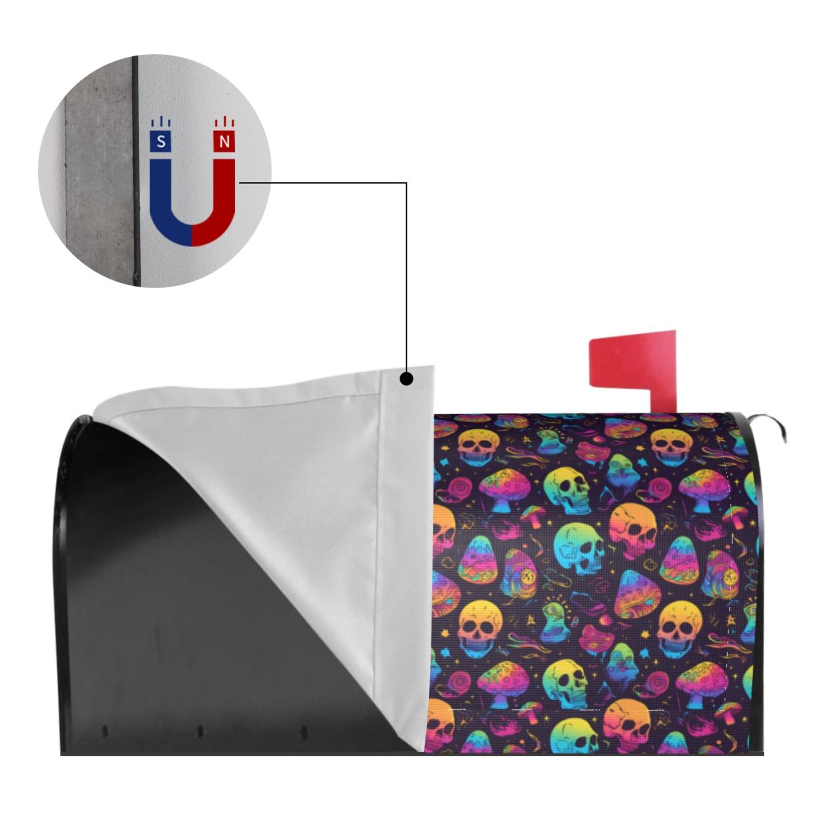 Kdxio Magnetic Mailbox Cover 21x18 in Mailbox Cover Outdoor Decoration Holiday Mailbox Covers for Home Garden Yard-21x18 in