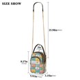 thumbnail image 2 of FORMRS Crossbody Bag for Women Quilted Travel Shoulder Cell Phone Purse with Chain Strap Handbag, Daisy Mosaic, 2 of 7