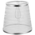 thumbnail image 2 of Miangastore Silver Cloth Lampshade for Wall Lamp Create Warm Atmosphere Durable and Fade Resistant 6.5 Inches, 2 of 9