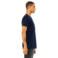 thumbnail image 2 of M&O Gold Soft Touch T-Shirt for Men, 100% Cotton Short Sleeve Taped Neck Deep Navy Tee, S, 2 of 5