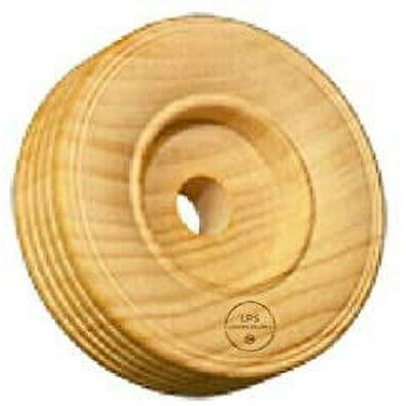 "100 Pack Brand New Wooden 2"" x 3/4"" Treaded Wood Toy Wheel"