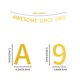 thumbnail image 2 of Awesome Since 1969 Banner Preencordado Happy 55Th Birthday Banner Dorado Brillante 55 Cincuenta Y Cinco Años Decoraciones De Fiesta De Cumpleaños Para Hombres Y Mujeres, 2 of 5
