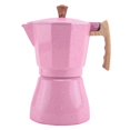 thumbnail image 2 of 4X Latte Mocha Coffee Maker Italian Moka Espresso Cafeteira Percolator Pot Stovetop Coffee Maker 300Ml Pink, 2 of 8
