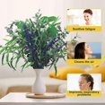 thumbnail image 4 of Ramo de 5 tipos de flores secas de eucalipto y lavanda para ducha, de 4,5 a 5,2 m, con hojas de eucalipto naturales, frescas y preservadas, y limón para colgar., 4 of 5