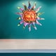 thumbnail image 5 of Escultura de arte mural, montaje en pared, decoración de metal, cocina y hogar de estilo rústico Rosa, 5 of 9