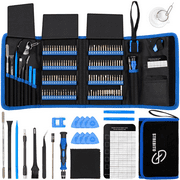 Precision Screwdriver Sets 142-Piece Electronics Precision Screwdriver with 120 Bits Magnetic Repair Tool Kit for iPhone, Computer,Household Appliances, Jewelry, Guita, Tablet,Game Console