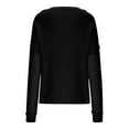 thumbnail image 6 of Waffle Velvet Knit Sweater Shirts for Womens Light Warm Ultra Soft Textured Pullover Sweater Blouses Henley Neck Tops Long Sleeve Blouses Spring Outfits 2025 Pullover Fall Winter Clothes, 6 of 7