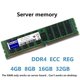 thumbnail image 3 of DDR4 Server Memory Ram 16GB 8GB 32GB 64GB PC4 2400MHz 2133MHz 2666MHz 3200MHz 2133P 2400T 2666V REG ECC Support X99 Motherboard, 3 of 4