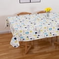thumbnail image 4 of Ray Star Vinyl Party Tablecloths 60x84 Spring Tablecloth Plastic Picnic Outdoor and Camping Waterproof Oilcloth Table Cover for Rectangle Tables, 4 of 11