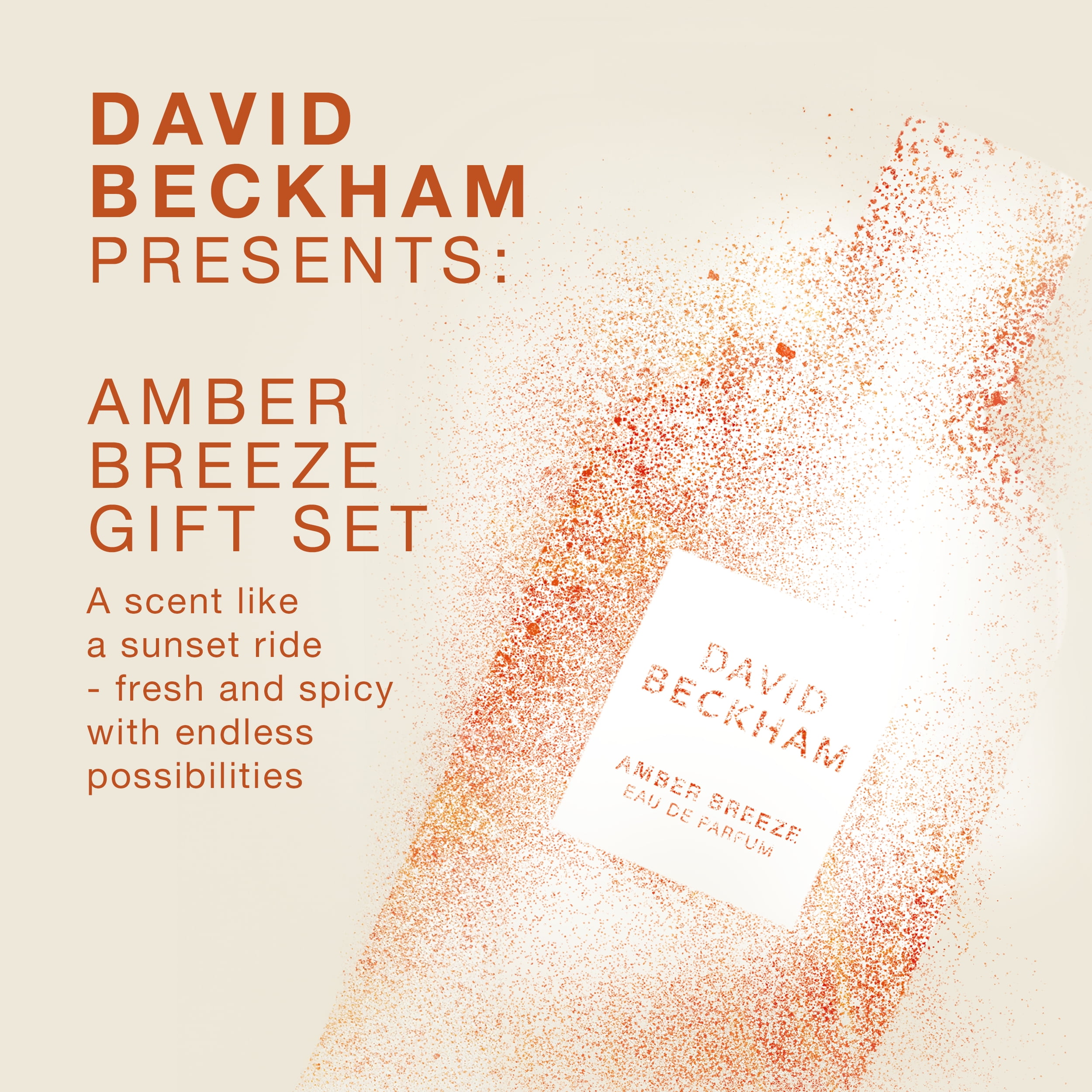 David Beckham Amber Breeze Eau De Parfum, 3.3 oz