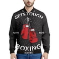 thumbnail image 3 of Chaqueta con estampado de boxeo para hombre, guantes, abrigo con estampado 3D, moda informal, Harajuku, chaquetas de gran tamaño con cremallera, camisetas de calle, mangas largas, 3 of 4