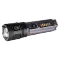 thumbnail image 1 of Mini linterna LED de 1800mAh tipo C Solar recargable 200LM IPX65 resistente al agua, 1 of 9