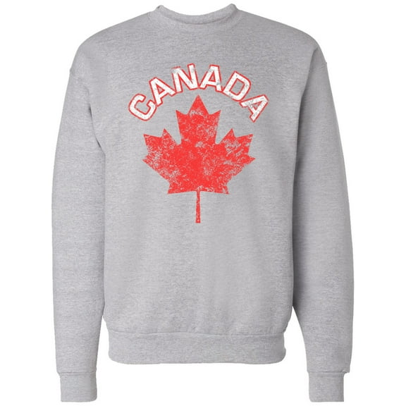 Inktastic Canada Maple Leaf Adult Sweatshirt