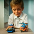 thumbnail image 2 of Blippi Mini Vehicles, Features Police Car and Helicopter, Each with a Character Toy Figure Seated Inside - Zoom Around The Room for Free-Wheeling Fun - Perfect for Young Children, 2 of 8