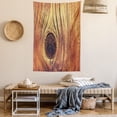 thumbnail image 2 of Rustic Tapestry, Life Tree Concept with Divided Core Macro Circles Habitat Natural Wonder Growth Photo, Wall Hanging for Bedroom Living Room Dorm Decor, 40W X 60L Inches, Brown, by Ambesonne, 2 of 5