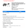 thumbnail image 2 of Engine Coolant Thermostat Housing Assembly - Compatible with 2004 - 2011 Ford Ranger 4.0L V6 2005 2006 2007 2008 2009 2010, 2 of 2