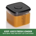 thumbnail image 3 of Exprimidor de frutas y verduras Omega de prensado en frío, 200 W, color negro, 3 of 8