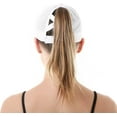 thumbnail image 6 of LQCrafK Criss Cross Ponytail Hat High Mesh Womens Baseball Cap Hat Ponytail Hat for Women, 6 of 7