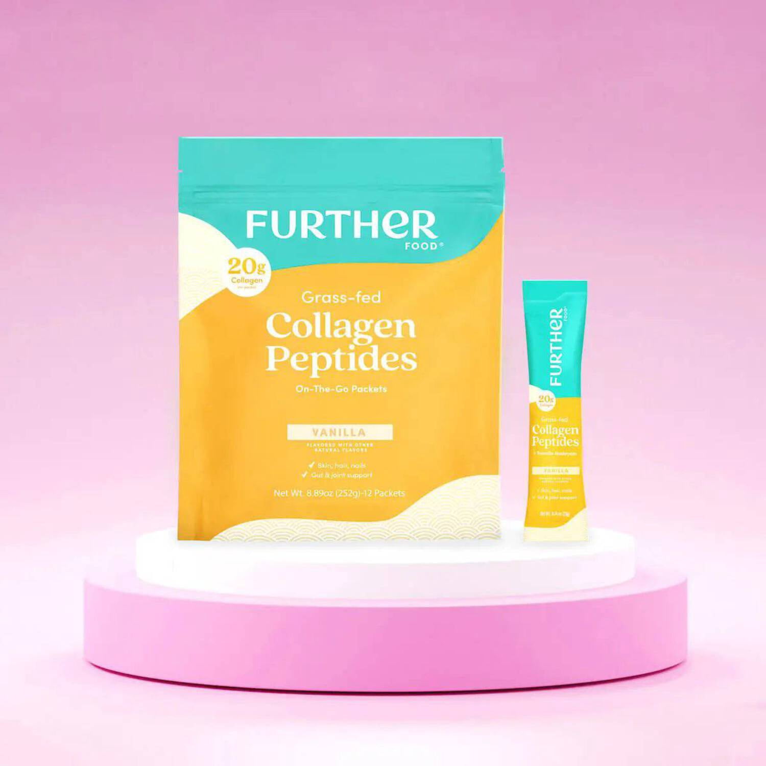 Further Food Vanilla Collagen Peptides Powder, 9.15 Pound