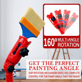 thumbnail image 2 of Multi-Angle Paint Brush Extender,Extension Pole Attachment Holder for Paint Brush,Roller,Secure Handle Grip,RotatingHead, 2 of 6