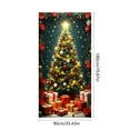 thumbnail image 3 of House Party Decorations - Door Cover Banner & Merry Christmas for Winter Christmas Party Supplies - Indoor/Outdoor 71x 35 in, 3 of 6