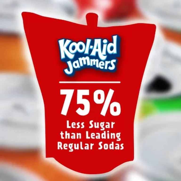 Kool-Aid Jammers Tropical Punch, Grape Cherry Juice Pouches