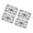 FOUR PIECES, variant on Pack of 4 Pool Filter Replacement Panels Pool Cleaners Filter for Swimming Pool