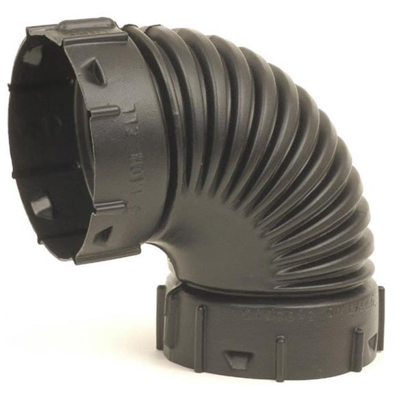 4 Po 90 deg 0,25 Moyeu Coudé en Plastique Pliable x Moyeu