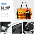 thumbnail image 3 of PAYOHTO Surfer Beach at Sunset Large Beach Tote Bags for Womens Mens Sandproof Swim Pool Bag with Zipper for Travel Vacation, 3 of 7