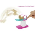 thumbnail image 6 of Barbie Dreamhouse Adventures Swim ‘n Dive Doll, 11.5-inch in Swimwear, with Diving Board and Puppy, 6 of 7