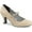 Cream Faux Leather/Patent, variant on Women's Pleaser Pink Label Jenna 06 Mary Jane