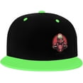thumbnail image 2 of We Ride at Dawn Flat Bill Hats Contrast Hip Hop Baseball Cap Unisex Snapback Rock Caps, 2 of 9