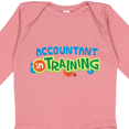 thumbnail image 4 of Inktastic Accountant in Training Accounting Boys or Girls Long Sleeve Baby Bodysuit, 4 of 5
