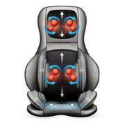 Comfier Neck Back Massager with Heat, Electric Kneading Massage Chair Pad, Air Compression Seat Cushion Massagers