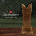 thumbnail image 2 of Twisted X Men’s Cowboy Boot - Pull-On Work Boots Made with 11” Full-Grain Leather Upper, Air-Mesh Lining EVA Midsole, Distressed Saddle 8.5 W, 2 of 7