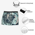 thumbnail image 3 of Fotbe Butterflies Skull Bows Calzoncillos Tipo Boxer con Bolsa de Soporte Total para Hombre, X-Temp Fresco, Transpirable y de Secado Rápido-Small, 3 of 5