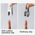 thumbnail image 6 of Heavy Duty Plastic Clothespins with Strong Metal Spring | Windproof Traceless Clips for Sheets Socks & Delicate Fabrics | 12-Pack Household Laundry Drying Clips, 6 of 7