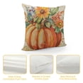 thumbnail image 4 of Nawypu Fall Thanksgiving Pumpkin Throw Pillow Covers, Autumn Farmhouse Harvest Theme Watercolor Sunflower Pumpkin Flower Pattern Pillow Covers, Pillows Decorative Fabric for bedroom,, 4 of 5