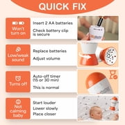 Baby Shusher Sound Machine – Real “Shhh” Sound to Soothe Crying Babies, Newborn Sleep Aid