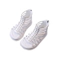 thumbnail image 2 of JDQJBZ Girl's Sandals Kids Solid Color Mid Top Soft Sole Zipper Breathable Non Slip Summer, 2 of 3