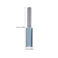 thumbnail image 2 of OUNONA Trim Router Bit Silver Steel For DIY Projects 1Pcs, 2 of 8