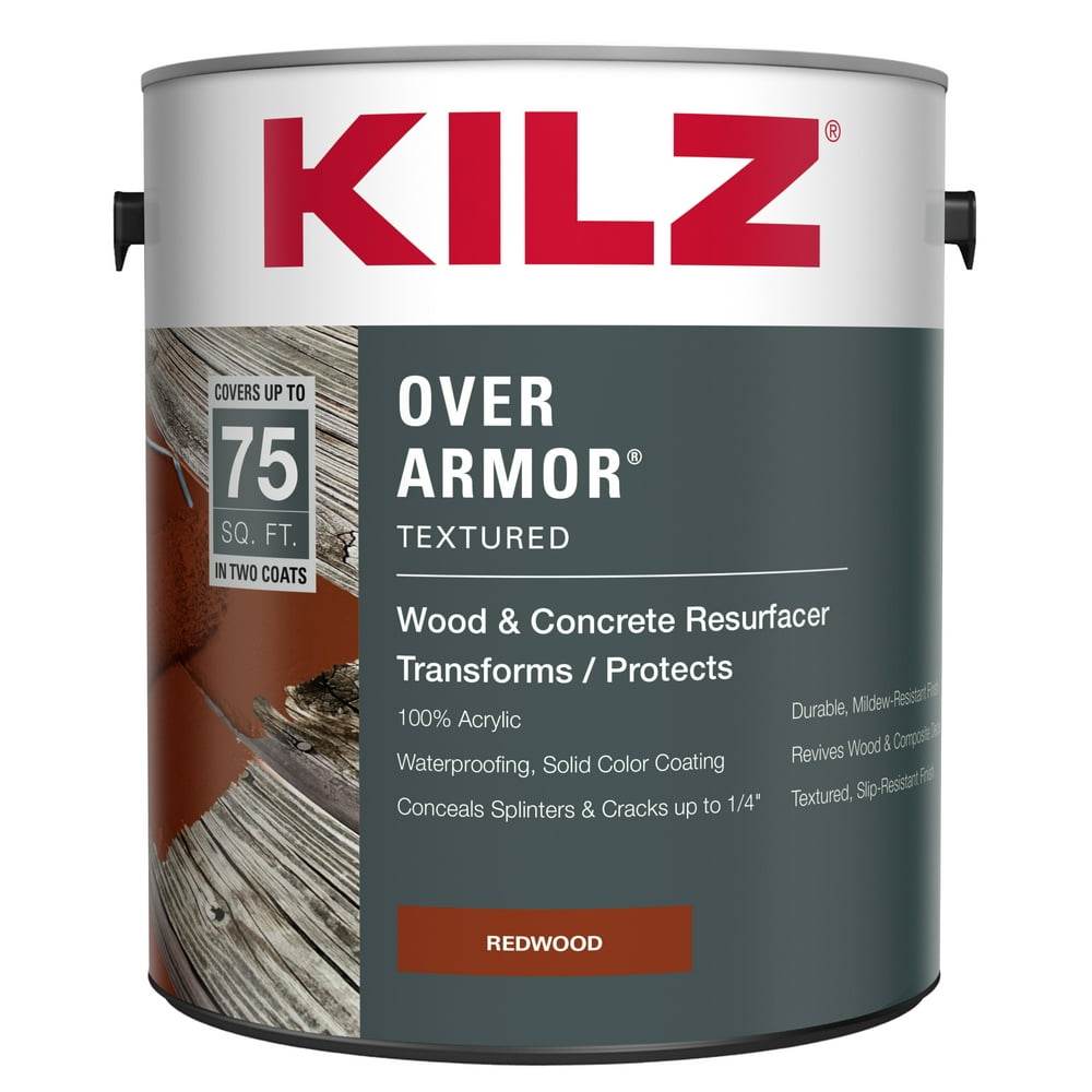 KILZ Over Armor Wood/Concrete Coating, 1 Gallon
