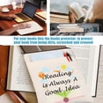 thumbnail image 6 of Reading is Always A Good Idea Book Sleeve Reading Librarian Gifts Book Cover Bookish Gift for Reading Lovers Gifts, 6 of 6