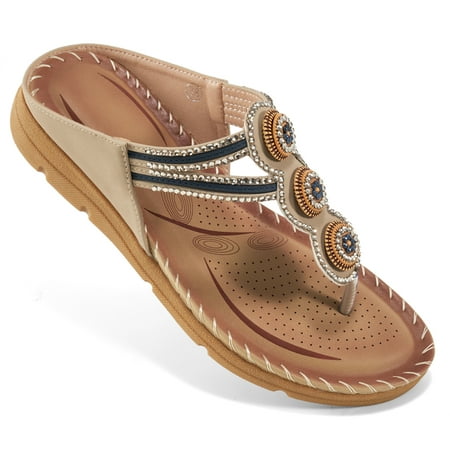 

Women s Flat Sandals Comfortable Flip Flops Beach Shoes Sandal