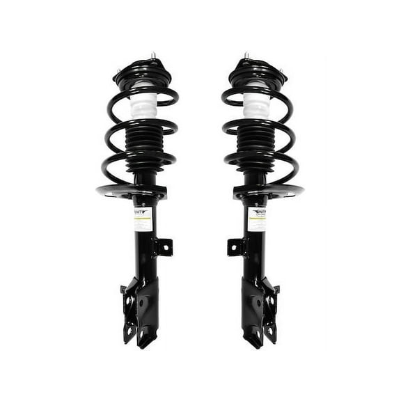 Front Strut and Coil Spring Assembly 2 Piece Kit - Compatible with 2007 - 2017 Jeep Compass (Excludes Offroad Package) (Excludes RT and S.R.T.4) 2008 2009 2010 2011 2012 2013 2014 2015 2016