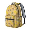 thumbnail image 2 of Sunflower and Leaf Orange Pattern Backpack for School, Cute School Bag with Adjustable Shoulder Straps and Padded Back, 15.3"x11"x7.1", 2 of 5