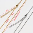 thumbnail image 4 of 5 Pcs Chaîne de Perles en Acier Inoxydable pour Fabrication de Bijoux DIY, 4 of 5